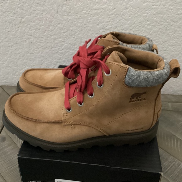 SOREL Madson Waterproof Moc Toe Boot (Little Kid) 3 M - Picture 6 of 9